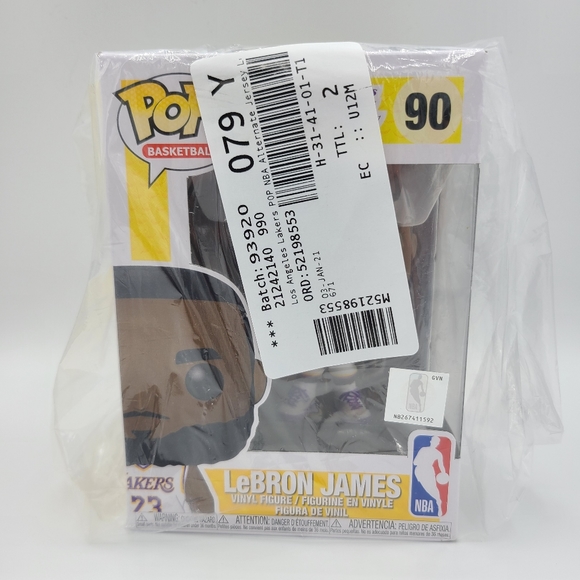 Funko Pop! / LeBron James / L.A. Lakers / #90 - Picture 11 of 11